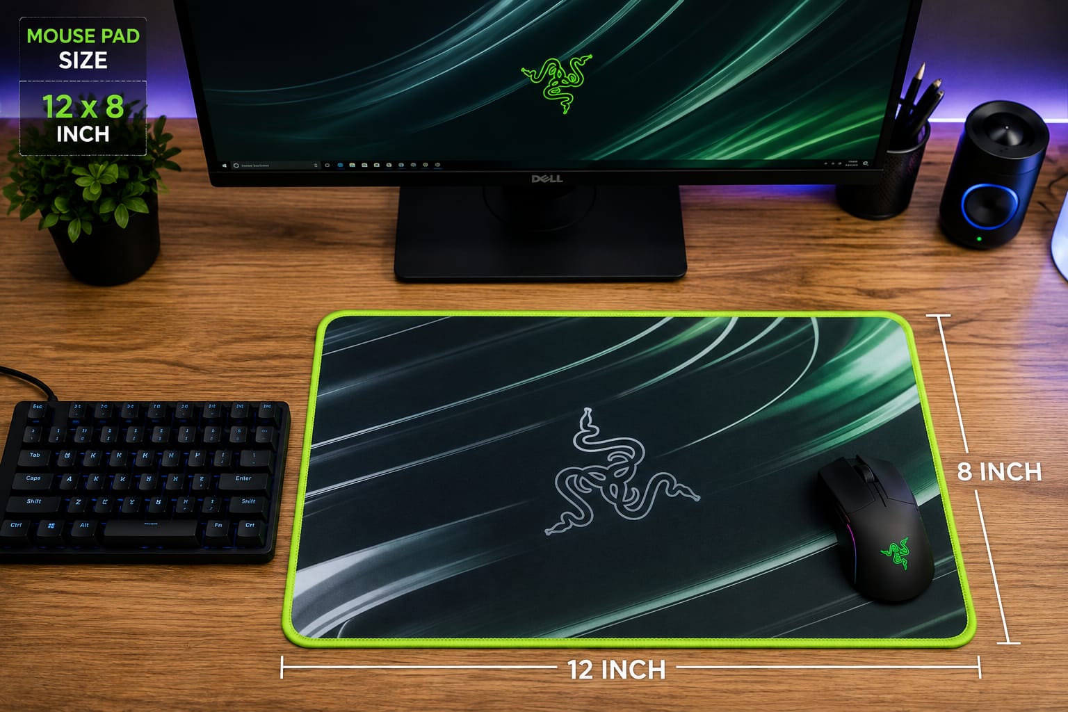Large Mouse Pad 8x12 Inch – Extended Desk Mouse Pad for Gaming & Office 4 Large Mouse Pad 8x12 Inch – Extended Desk Mouse Pad for Gaming & Office - Image 2