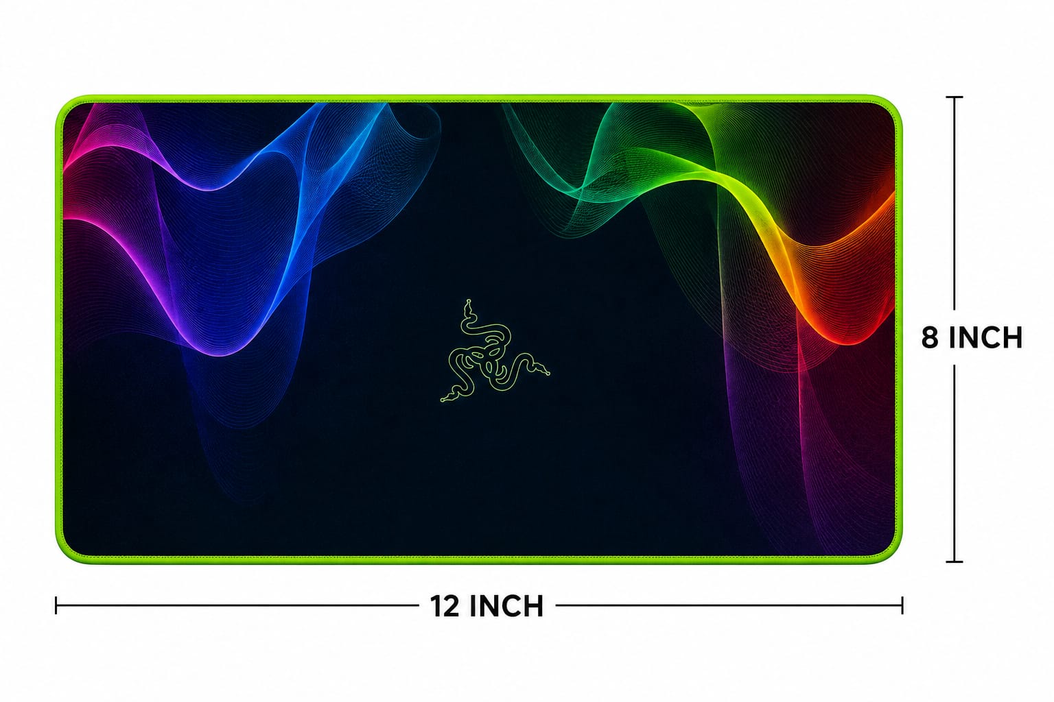 Large Mouse Pad 8x12 Inch – RGB Wave Design Gaming & Desk Mouse Pad 5 Large Mouse Pad 8x12 Inch – RGB Wave Design Gaming & Desk Mouse Pad - Image 2